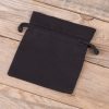 Sacchetti di cotone 11 x 14 cm - nero Sacchetti di cotone