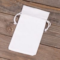 Sacchetti di cotone 11 x 20 cm - bianco Addio al nubilato e al celibato
