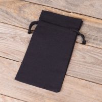 Sacchetti di cotone 11 x 20 cm - nero Sacchetti neri