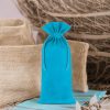 Sacchetti di cotone 11 x 20 cm - turchese Sacchetti turchesi