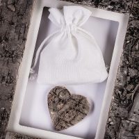 Sacchetti di cotone 12 x 15 cm - bianco Fai-Da-Te: set creativi