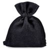 Sacchetti di cotone 12 x 15 cm - nero Sacchetti piccoli 12x15 cm