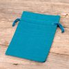 Sacchetti di cotone 12 x 15 cm - turchese Decorazione di interni