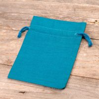 Sacchetti di cotone 12 x 15 cm - turchese Decorazione di interni