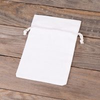 Sacchetti di cotone 13 x 18 cm - bianco Sacchetti medi