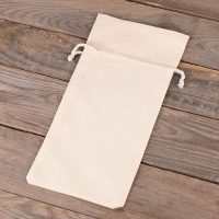 Sacchetti di cotone 13 x 27 cm - naturale Baby Shower