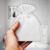 Sacchetti di cotone 6 x 8 cm - bianco Sacchetti bianchi