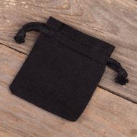 Sacchetti di cotone 6 x 8 cm - nero Addio al nubilato e al celibato