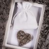 Sacchetti di cotone 8 x 10 cm - bianco Lavanda e fragranze essiccate