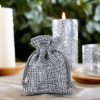 Sacchetti di juta 12 x 15 cm - grigio Sacchetti piccoli 12x15 cm