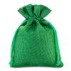 Sacchetti di juta 13 x 18 cm - verde Sacchetti verdi