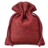 Sacchetti di juta 6 x 8 cm - bordeaux Sacchetti bordeaux