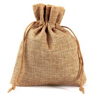 Sacchetti di juta 6 x 8 cm - marrone chiaro Lavanda e fragranze essiccate