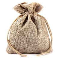 Sacchetti di juta 6 x 8 cm - naturale Sacchetti naturali chiari