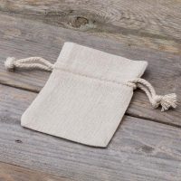 Sacchetti tipo lino 6 x 8 cm - naturale Sacchetti piccoli