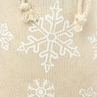 Sacchetti tipo lino con stampa 13 x 18 cm - naturale / neve IT Sacchetti con stampa