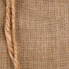 Sacchetti di lino naturale 10 x 13 cm Sacchetti con chiusura rapida e semplice