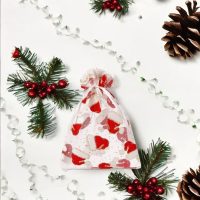 Sacchetti di organza 10 x 13 cm - Natale Sacchetti occasionali