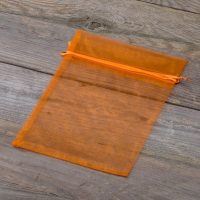Sacchetti di organza 15 x 20 cm - arancione Sacchetti medi