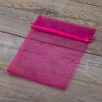 Sacchetti di organza 15 x 20 cm - fucsia Pasqua