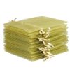 Sacchetti di organza 15 x 20 cm - verde oliva Abbigliamento e biancheria