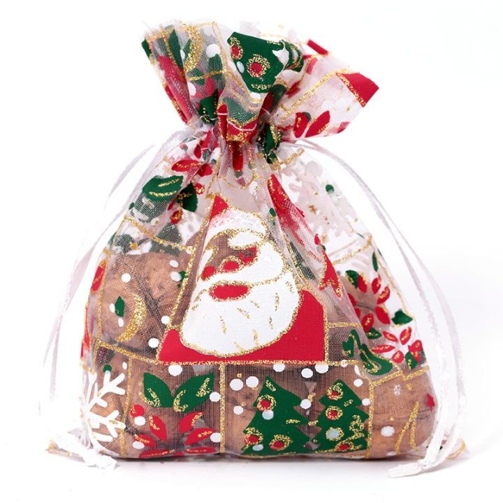 Sacchetti di organza 8 x 10 cm - Natale / 5 Feste e occasioni speciali