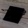 Sacchetti di velluto 13 x 18 cm - nero Sacchetti neri