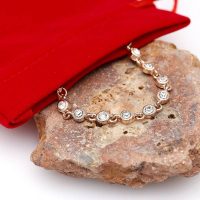 Sacchetti di velluto 6 x 8 cm - rosso San Valentino