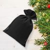 Sacchetti di velluto 9 x 12 cm - nero Sacchetti di velluto