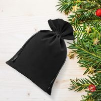 Sacchetti di velluto 9 x 12 cm - nero Sacchetti di velluto