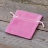 Sacchetti di velluto 9 x 12 cm - rosa chiaro Pasqua