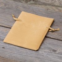 Sacchetti in raso 6 x 8 cm - oro Decorazione della tavola