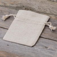 Sacchetti tipo lino 10 x 13 cm - naturale Sacchetti occasionali