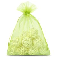 Sacco di organza 22 x 30 cm - verde Protezione dell'uva