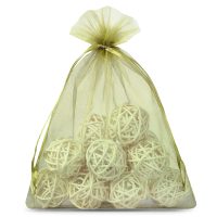 Sacco di organza 22 x 30 cm - verde oliva Protezione dell'uva