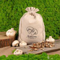 Sacco tipo lino con stampa 30 x 40 cm - per funghi Lifehack: idee intelligenti