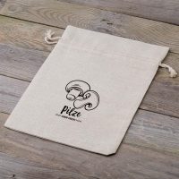Sacco tipo lino con stampa 30 x 40 cm - per funghi Courses et stockage dans la cuisine
