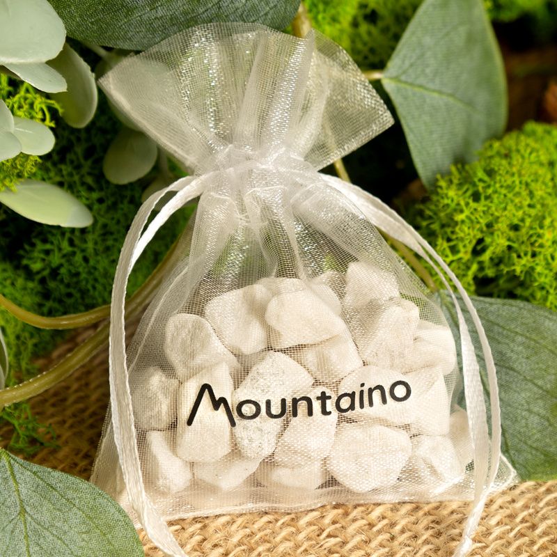 10 Sacchetti Regalo In Organza Marrone - 7,5x10 Cm - Perfetti Per Piccoli Regali