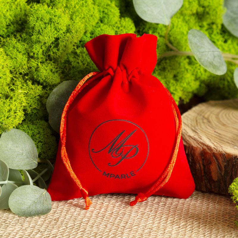 10 Sacchetti In Velluto A Forma Di Zucca Con Coulisse Per