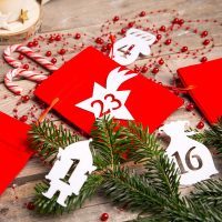 Numeri autoadesivi 1-24 - bianchi MIX Calendari dell'Avvento