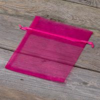 Sacchetti di organza 12 x 15 cm - fucsia Pasqua