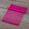 Sacchetti di organza 13 x 18 cm - fucsia San Valentino