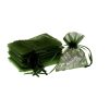 Sacchetti di organza 6 x 8 cm - verde oliva Decorazione della tavola
