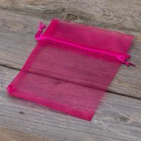 Sacchetti in organza 11 x 14 cm - fucsia Per bambini