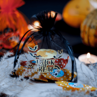 Sacchetti per Halloween / di organza 12 x 15 cm - mix di modelli e colori Prodotti