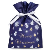 Sacchi nonwoven 20 x 30 cm con stampa - Natale Sacchetto di Natale