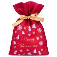 Sacchi nonwoven 20 x 30 cm con stampa - Natale Sacchetto di Natale