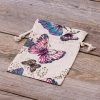 Sacchetti tipo lino con stampa 13 x 18 cm - naturale / farfalla IT Sacchetti con stampa