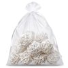 Sacchetti di organza 50 x 65 cm - bianco Saco grandi 50x65 cm