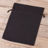 Sacchi di cotone 22 x 30 cm - nero Sacchetti di cotone